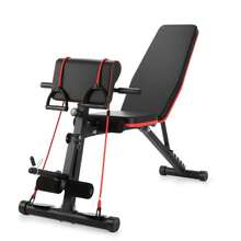 OYAJIA Adjustable Folding 4-In-1 Weight Bench With Back And Abdominal Trainer, Incline Bench & Flat Bench, Training Bench For Home Up To 300 Kg - Black - View 8