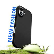 液体硅胶防指纹防震手机壳适用于三星 S10/S20/S21/S22/S23/S24/S25、Galaxy A55 5G、A35/A15/S24U、Honor 400/Pro Lite、P20/P30/P40/P50/P60/P70/P80 - 黑色 - 查看 5