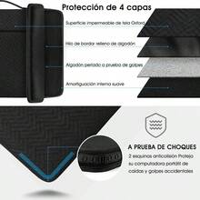 Lubardy Funda para Laptop 13 14 Pulgadas Impermeable Funda Laptop Protector Estuche para Laptop Compatible con Pro, Negro - Negro + 15-15.6 pulgada - Ver 3