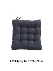 1 件灯芯绒方形座垫带靠背，加厚榻榻米椅垫适用于客厅、卧室、办公室长期坐凳/沙发装饰，多种颜色可选 - 彩色 - 查看 18