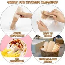 EstiloPañOs De Limpieza De Microfibra,Toallas Microfibra De Cocina,Rollo Microfibra, Reutilizable, Ultraabsorbentes, Sin Pelusas, Para Cocina, Coche, Hogar Y VidrioVersióN Mejorada - 1 - Ver 3