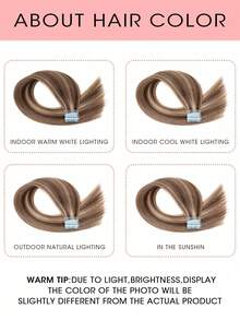 Mini Tape In Hair Extensions Human Hair 10 Pcs Invisible Hair Extensions Double-Sided Invisible Seamless For Thin Hair For Women ,Beginners High Quality Natural Looking Thickening Lengthening Hair Extensions Easy-To-Install,Straight Hair Extensions - S4/27 - View 8