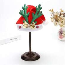 圣诞帽 - 厚实宽边圣诞派对帽，多种选择，适合圣诞节、万圣节、复活节、拍照装扮道具、成人派对用品、圣诞庆祝配饰、完美礼物