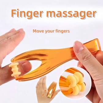 3/1 pieza Herramienta de masaje de dedos, rodillo masajeador de puntos de acupresión en las articulaciones, dispositivo de masaje de dedos manual para mejorar la circulación sanguínea - Regalo del Día de la Madre