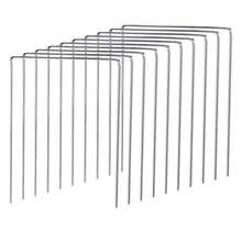 10pcs Croquet Wickets Replacement, 8.6 X 7.8 Inch Metal Wickets With Galvanized And Plastic Coating Croquet Wickets For Home Lawn Backyard Outdoor Games - Silver - View 8