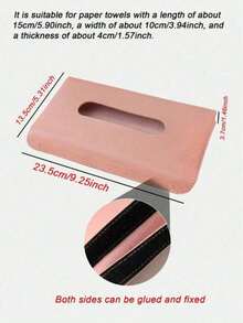 1pc Car Tissue Storage Bag,Car PU Tissue Box,Visor Organizer Mask Dispenser Car Napkin Holder, Tissue Box For Car Visor Tissue Holder Car Accessories (Black) - Multicolor - View 9