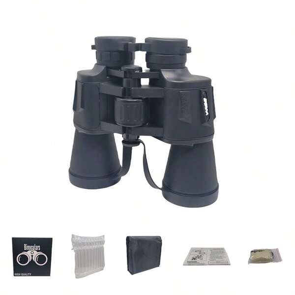 Binoculares ultra claros con película verde multicapa FMC, objetivos de 50 mm y oculares de 25 mm, fabricados con material ABS de alta calidad. Ideales para observación de aves, camping, conciertos, caza, pesca, aventura y montañismo. Regalo de cumpleaños y Navidad - Cajas de burbujas de colores exquisitas