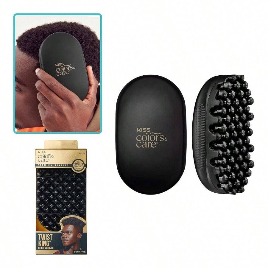 Twist King - Premium Twist, Long - Lasting Durable, 2X Longevity, Defines Twists, Professional Quality, Quick Easy Styling, Washable, Black, 0.53 Pounds KTWS04 - 稠密 - 查看 1
