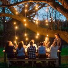 Guirnalda De 10 Focos Vintage Tira Luces Led Bombillas 100 Leds - Negro - Ver 2