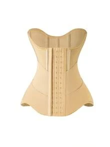 1pc Tummy Control Waist Trainer Body Shaper Women's Corset Control Back Top Girdles Sheath Flat Belly Shapers Colombian Reductive Girdle Woman Abdomen Shapewear Female Modeling Strap Slimming Belt