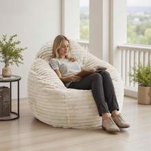 Sweetcrispy Bean Bag Chair, 39 Inch Bean Bags For Adults And Kids, Chair With Memory Foam Filled, Bean Bag Couch With Backrest And Armrests, Comfy Sofa For Living Room, Bedroom And Dorm