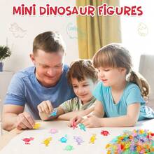 300 Pcs Mini Dinosaur Figures, Bulk Plastic Dinosaur Party Favors, Small Classroom Prizes, Tiny Figurines For Kids - 恐龍(300個) - 查看 4