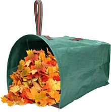 Leaf Collector, Large Yard Dustpan-Type Lawn And Leaf Bags, 53-Gallon Reusable Garden Bags For Leaves, Debris, Grass, Clippings, Lawn Trash - Green - View 1