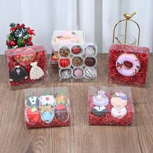 50PCS 3X3X1 Inch Boxes Cookies, Soap, Chocolate Truffles, Donuts, Macarons, Chocolate - Covered Cherries, Bakery Items, Brownies - 50 + 5x5x2 英寸 - 查看 2