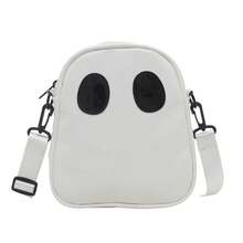 Verspielte bunte PU-Tasche, Kontrastfarben, niedliches Design, Streetwear-Stil, kompakt