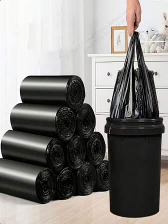 20/100 Heavy-Duty Garbage Bags - Oversized 101.44 Ounce Capacity, Durable Plastic Garbage Bags Suitable For Homes, Offices, Kitchens, Bathrooms - Leak Proof And Tear Resistant, Easy To Carry And Store, Garbage Bags, Household Waste Disposal, Stylish Design, Sturdy Structure, Household Essentials, Compact Design, Reinforced Stitching, Garbage Bags, Vest Garbage Bags, Large Garbage Bags, Garbage Vinyl Bags, Thick Bags, Garbage Bin Bags