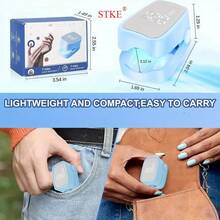 Suttik 1/2PCS Nail Lamp, Mother'S Day Bundle, Portable LED Nail Machine With Digital Display, Gentle And Low Voltage Design, Precise Repair Time Control, Suitable For Hands And Feet, Perfect Gift Choice, Nail Products, Valentine's Day And New Year Gifts - Small Nail Clippers - View 9