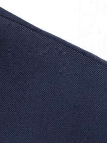 Men's White High-End Suit Set, Wrinkle Resistant And Non Hair Stained, Business Formal Wear, Four Season Commuting, Workplace, Party Dress, Two-Piece Set - Navy Blue - View 5