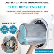 360° All-Round Shoe Washing Bag, Anti-Deformation Shoe Washing Bag, Efficient Shoe Washing Bag, Washing Machine Dedicated Slouchy Artifact, Household Machine Wash Laundry Bag, Shoe Protection Bag, Shoe Storage Washing Bag, Halloween Christmas Holiday Family Essential