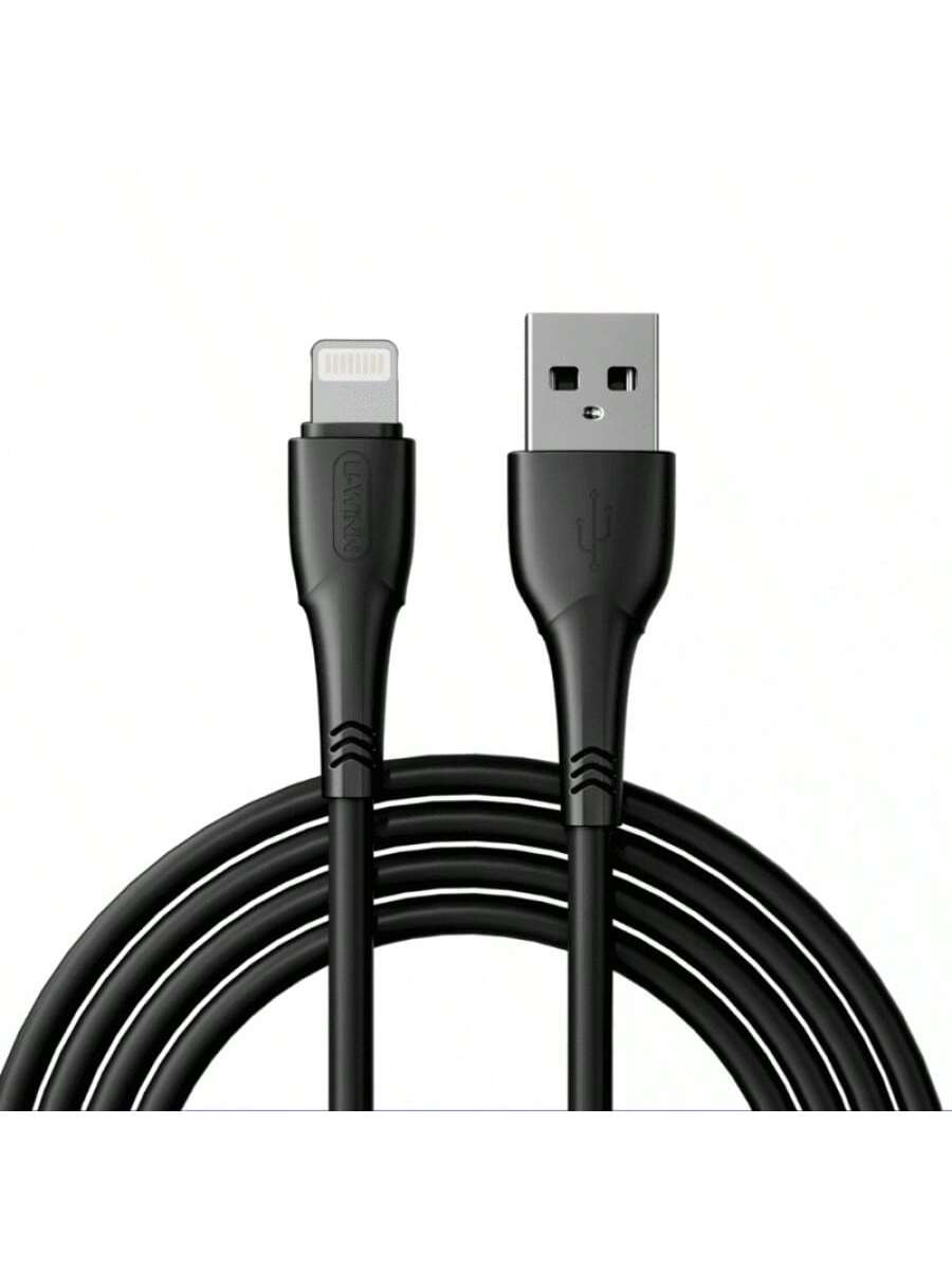 L01 Cable Lightining 2.4A 1M Negro USB 3.0