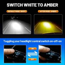 DrViAion 2件装汽车LED大灯远近光H4 160000LM灯泡9005 9006 H1 H3 H11 H7汽车前照灯6000K 3000K车用LED大灯 - 6000K/3000K - 查看 7