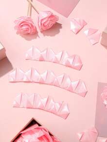 MEHELANY Bộ 255 cánh hoa hồng satin làm sẵn, cánh hoa nhân tạo mini bán thành phẩm tự làm để cắm hoa hồng khô (cần lắp ráp), thích hợp cho đám cưới, kỷ niệm, sinh nhật, Ngày Valentine, Ngày của Mẹ, Giáng sinh và các dịp khác. - Hồng - Xem 3