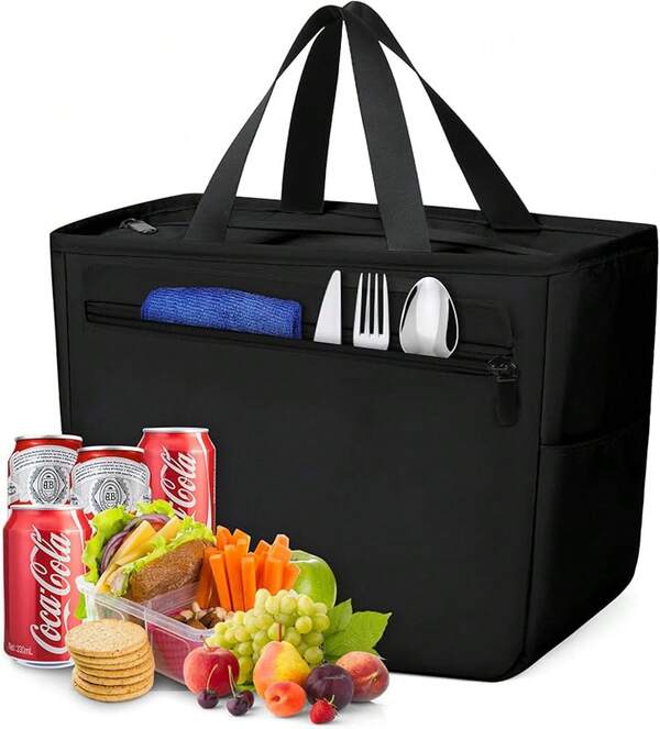 Lubardy Lonchera para Hombre y Mujer Lonchera Termica Impermeable Nylon Bolsa del Almuerzo Gran Capacidad a Prueba de Fugas Picnic Viajes