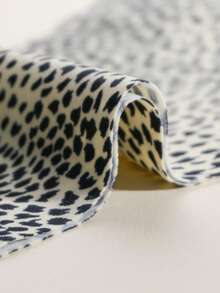 4pcs Leopard Print Women's Seamless Thong Panties, Proof With Patented Insert