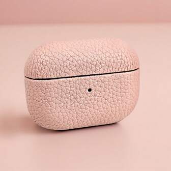 荔枝纹皮革耳机保护壳 适用于 Pro3，黑色/橙色/杏色/棕色 高级皮革保护壳 适用于 2/3/4/Pro/Pro2