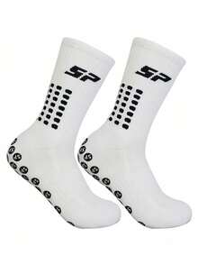 Meias coloridas para futebol, basquete e ciclismo, disponíveis em seis cores: amarelo, vermelho, azul, branco, preto e verde. Seis pares de meias esportivas masculinas para panturrilha estão disponíveis em tamanhos médios específicos para aumentar a aderência, a resistência a choques, o conforto e a respirabilidade. São adequadas para esportes ao ar livre, como ciclismo, treino de basquete e corrida. Meias masculinas nos tamanhos 38-45 da UE.