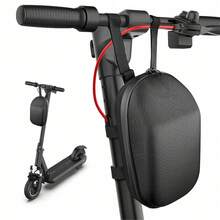 Duża torba na głowę do skutera elektrycznego, wodoodporna torba do przechowywania na kierownicę z twardą skorupą, przednia torba wisząca o dużej pojemności i wytrzymała wodoodporna torba rowerowa EVA, akcesoria do skuterów elektrycznych