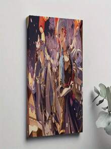 1PC Framed 30*40cm(12*16inch)Or40*60cm(16*24inch) Modern Classic Popular Adventure Game  Character Animation Poster Canvas Paintings Wall Art Pictures Home Decor (1)