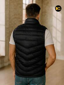 Big City Men Winter Coats - Black - View 4