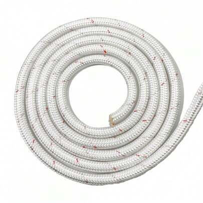 6 Metros Corda Vermelha e Branca 12 mm Bombeiro  NR°18 Trabalho em altura