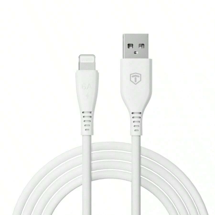 L41 Cable Lightning 6A 2M Blanco USB 3.0 - Negro - Ver 1