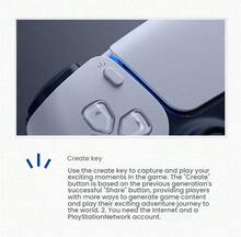 PlayStation PS5-Gamecontroller DualSense Wireless-Controller Hochpräzise Reaktionsleistung Adaptive Trigger-Anpassung Details zur taktilen Rückmeldung Drahtlose Verbindung mit geringer Latenz - Reines Indigo - Übersicht 11