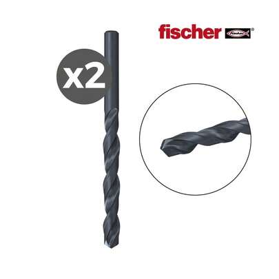  Fischer - Broca para metal HSS-R din338 1,5x18/40 (2 unidades), 530404