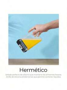 Super Calidad Almacenamiento Juego de 7 Recipientes Hérmeticos de Plástico Premium Libres de BPA para Almacenamiento de Alimentos, en 4 Tamaños con Tapas Faciles de Abrir, para Especias, Cereales y mas (Tapa Negra) - Transparente - Ver 4