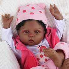 Reborn Baby Dolls - 20-Inch Cute Soft Vinyl Realistic Baby Doll Real Life Baby Dolls With Complete Accessories Perfect For Cuddling, Playtime, And Gift Giving - 粉色 - 查看 3