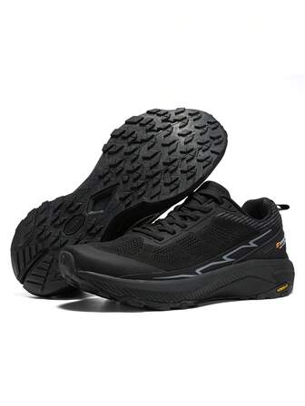 baasploa Men Hiking Shoes Mesh Outdoor Shoes Men Lightweight Comfort Casual Sneakers Non-Slip Wear Resistant Shoes