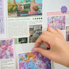 18 piezas de pegatinas de sello de cera con estampado en caliente 3D, forma de sello retro, pegatinas de sello de cera retro, etiquetas de sellado de sobres para decoración de diarios, papelería, adecuadas para manualidades de scrapbooking, elaboración de tarjetas, invitaciones, sellado de sobres, pegatinas de cuaderno con efecto de goteo de cera en 3D, pegatinas decorativas de sellado de sobres DIY, etiquetas de sellado de sobres de papelería para decoración de diarios