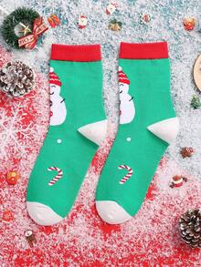 3 Pairs Christmas Socks Cute Socks Cartoon Socks With Santa Printed Funny Socks For Daily Wear Bear Print Socks Novelty Socks For Party Costume Gifts Socks For Friends Happy Socks Crazy Socks Casual Socks For Men Playful Socks Fashion Winter Socks Warm Socks Snowman Socks