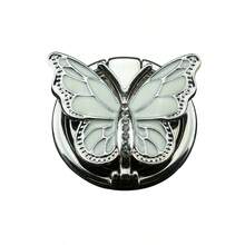 Muted Color Butterfly Finger Ring Holder, Decorative Animal Phone Stand, Rotatable & Foldable Compatible With IPhone, Android Phone, Gift For Birthday, Family, Friends, For Summer Bathroom Kitchen Gifts Birthday Phone Holder Phone Accessories Strong Load-Bearing