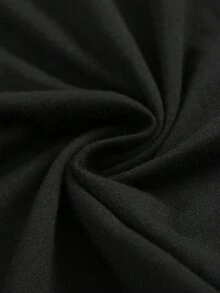 100% Cotton Favorite Call Dad Graphic Men's T-Shirt, Short Sleeve Crew Neck Casual Top, Perfect For Summer And Spring, Men's Clothing - 黑色 - 查看 6