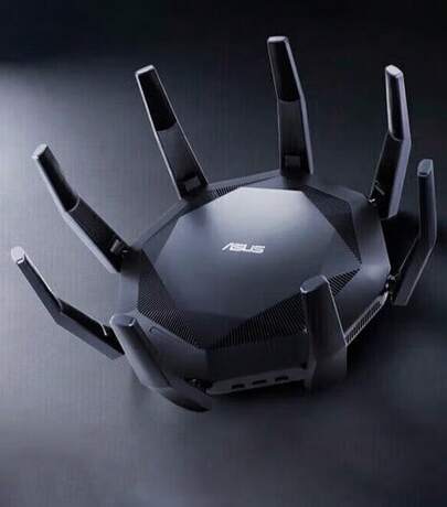  ASUS WiFi 6 Gigabit RT-AX89X B2 Version Wireless Router, Mesh, Gigabit High Speed Home Use
