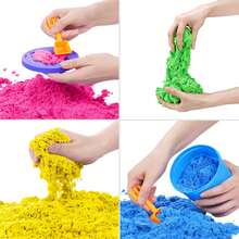 ZURU Oosh Slime Smart Sand Large Foil Bag 1000g, Moldable, Squishable Into Any Shape, Smart Sand For Girls And Kids (Random) - Oosh Slime Smart Sand 1000g - View 4