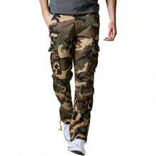 Pantalones cargo para hombre - Camuflaje - Ver 1
