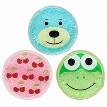 3pcs Reusable Cute Cartoon Gel Ice Packs - Bear, Fox, Cherry Patterns - Cold/Hot Therapy, Soothing Active Gel Bead Packs For Wisdom Teeth, Head, Arms, Legs (Blue, Pink, Green) - Multicolor - View 6