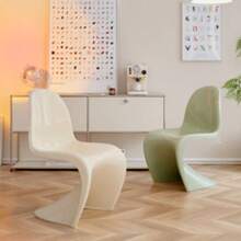 Nueva silla infantil Pan Dong, silla de comedor nórdica para el hogar, la última silla infantil creativa, silla de plástico famosa en internet de diseñador, silla de negociación, taburete de maquillaje, silla de ocio en forma de S creativa, silla de ocio moderna nórdica famosa en internet de belleza, silla de negociación