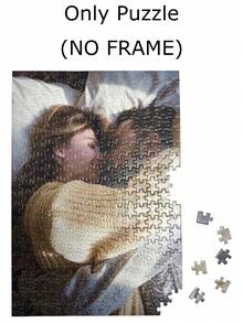 Spersonalizowany element układanki. Spersonalizowana układanka z drewnianą ramą lub sama układanka, odpowiednia do dekoracji na Boże Narodzenie/Halloween. Spersonalizowana układanka, odpowiednia do dekoracji na Boże Narodzenie/Halloween/Boże Narodzenie. - Wielokolorowe - Zobacz 21